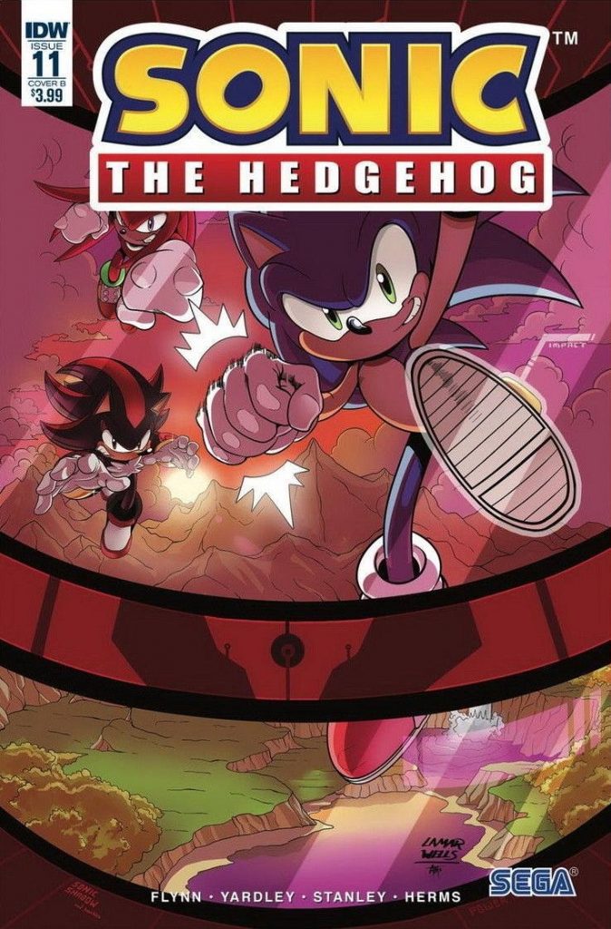 Sonic The Hedgehog #11 Cover B
