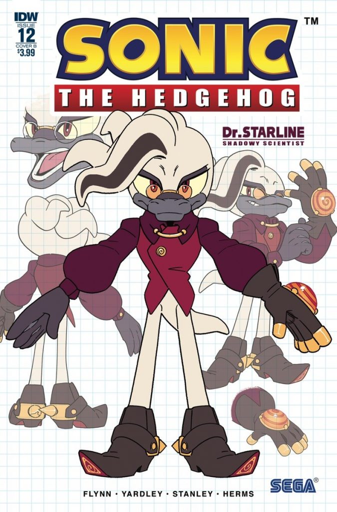 Sonic The Hedgehog #12 Cover B