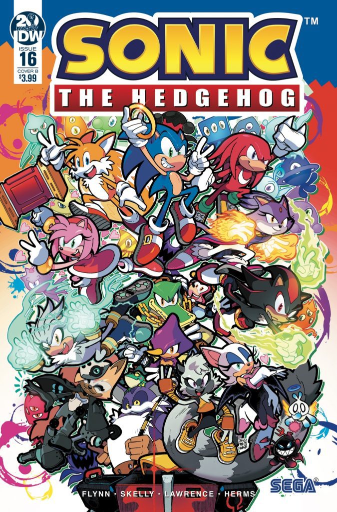 Sonic The Hedgehog #16 Cover B