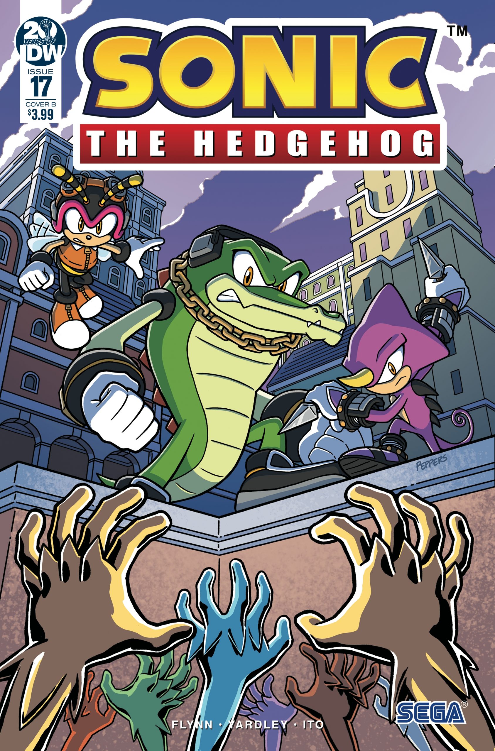 Sonic The Hedgehog #17 Cover B