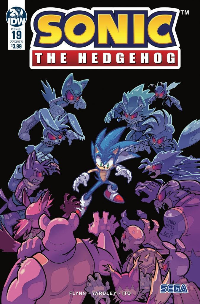 Sonic The Hedgehog #19 Cover B