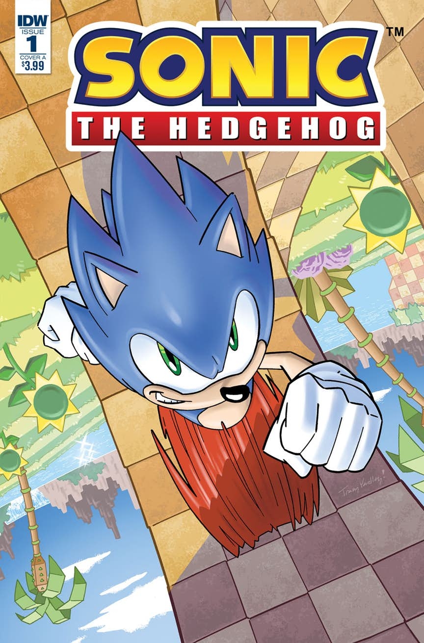 Sonic The Hedgehog #1 Cover B