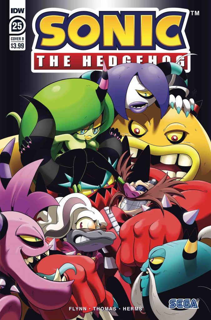 Sonic The Hedgehog #25 Cover B