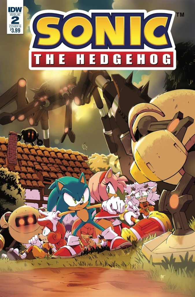 Sonic The Hedgehog #2 Cover B