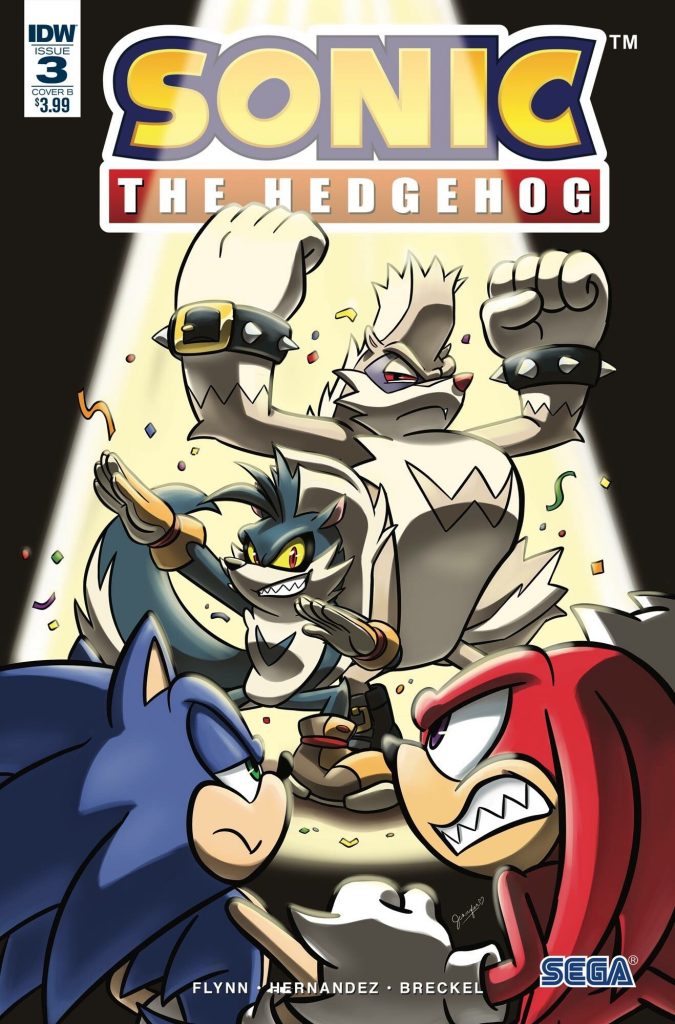 Sonic The Hedgehog #3 Cover B