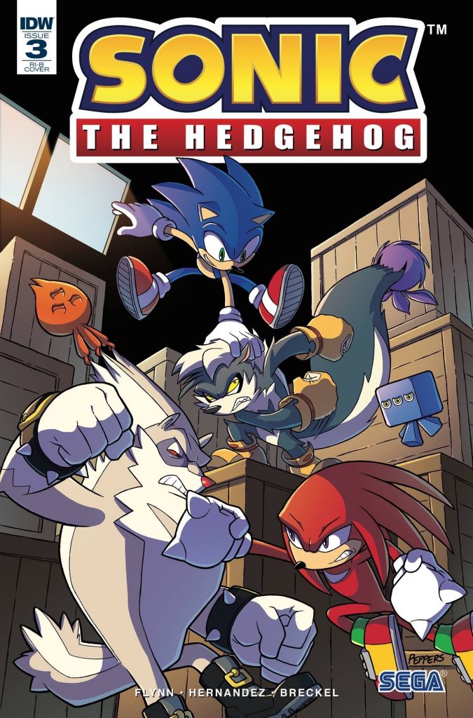 Sonic The Hedgehog #3 RI-B