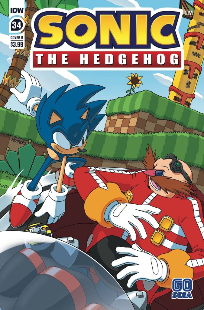Sonic The Hedgehog #34 Cover B