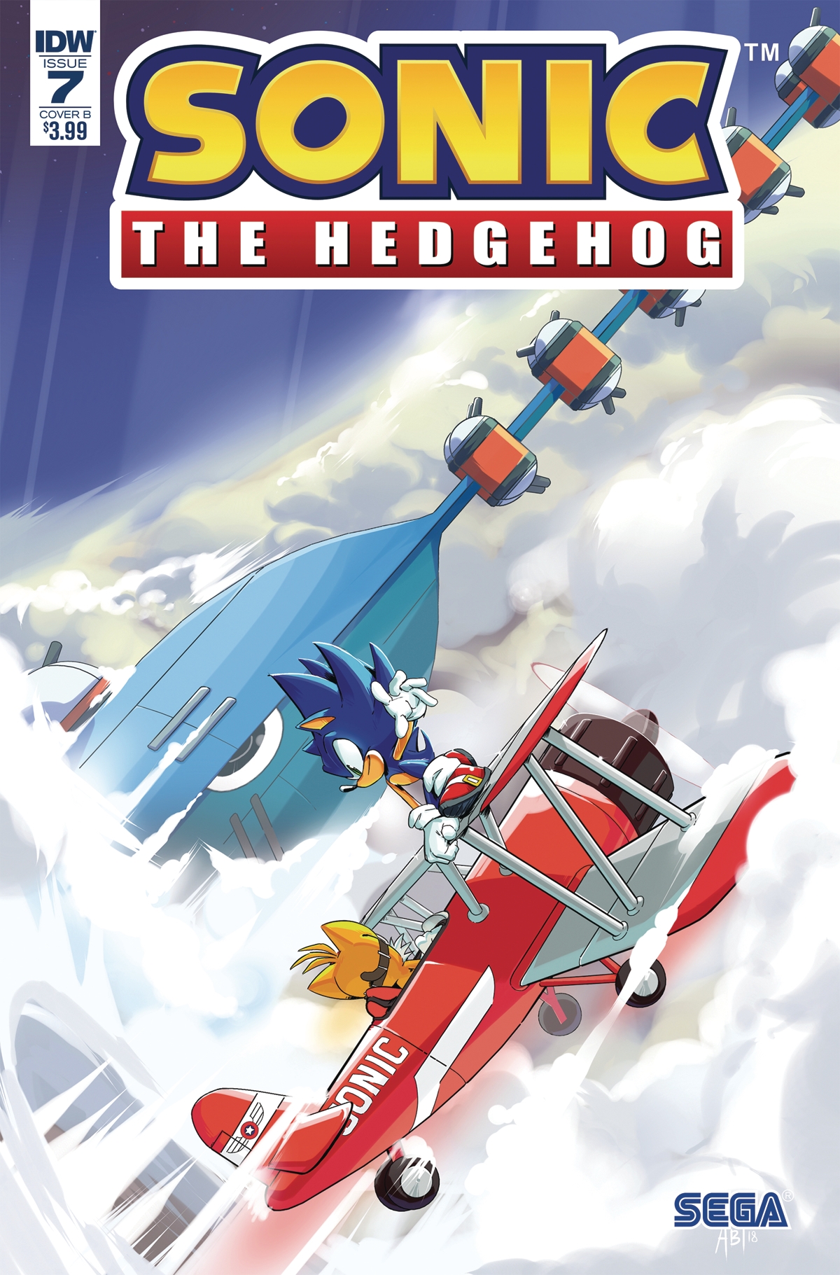 Sonic The Hedgehog #7 Cover B