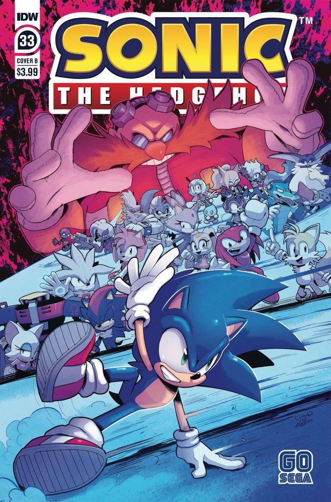 Sonic The Hedgehog #33 Cover B