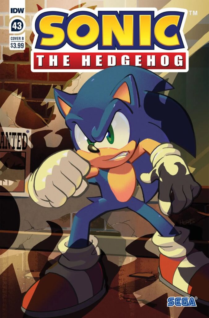 Sonic The Hedgehog #43 Cover B