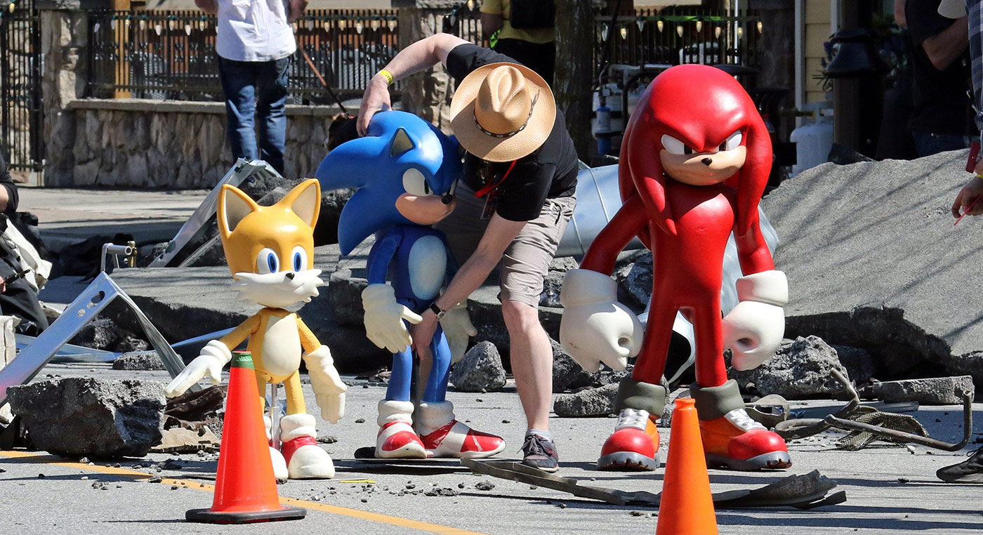 Knuckles Spotted On The Set of Sonic The Hedgehog 2