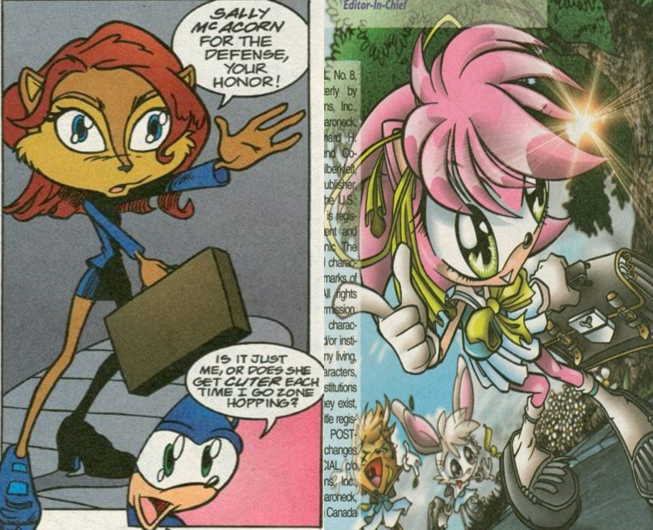 Check Out These Redraws of Sally McAcorn and Chibi Rose!