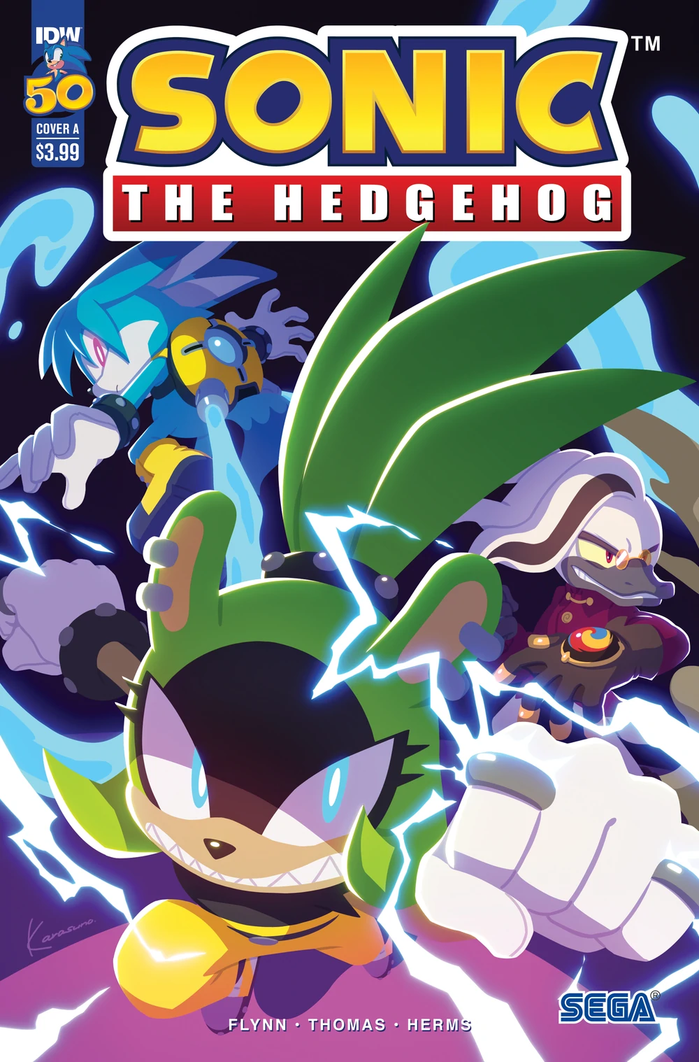 Sonic The Hedgehog #50 Cover A