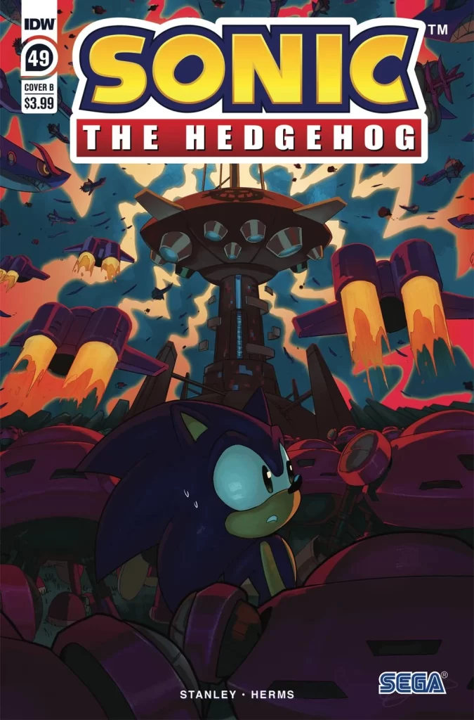 Sonic The Hedgehog #49 Cover B