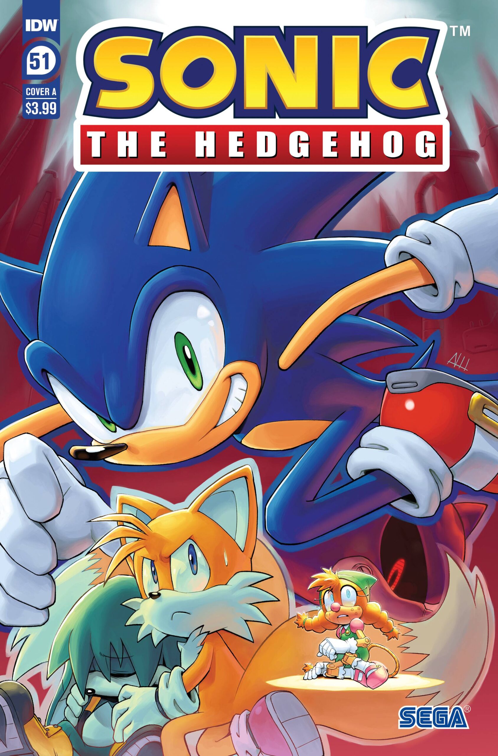 Sonic The Hedgehog #51 Cover A