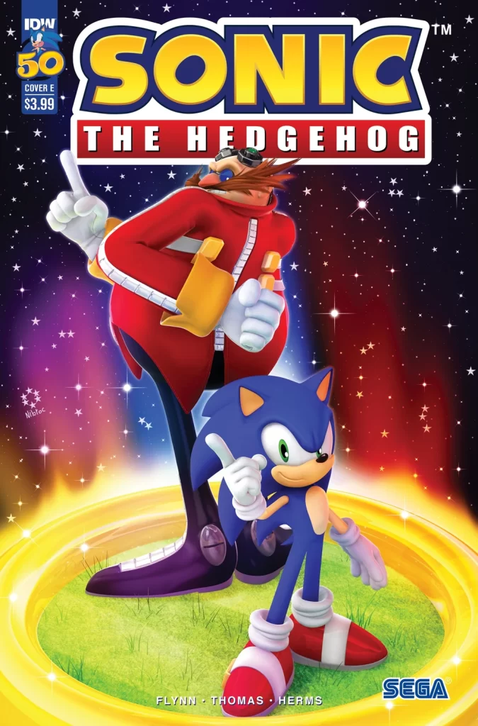 Sonic The Hedgehog #50 Cover E