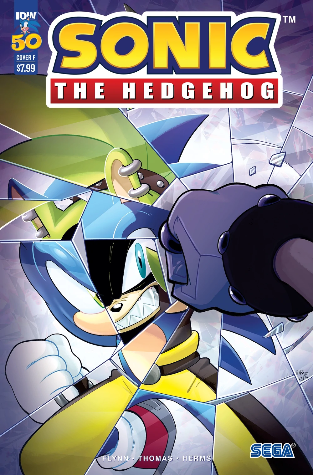 Sonic The Hedgehog #50 Cover F