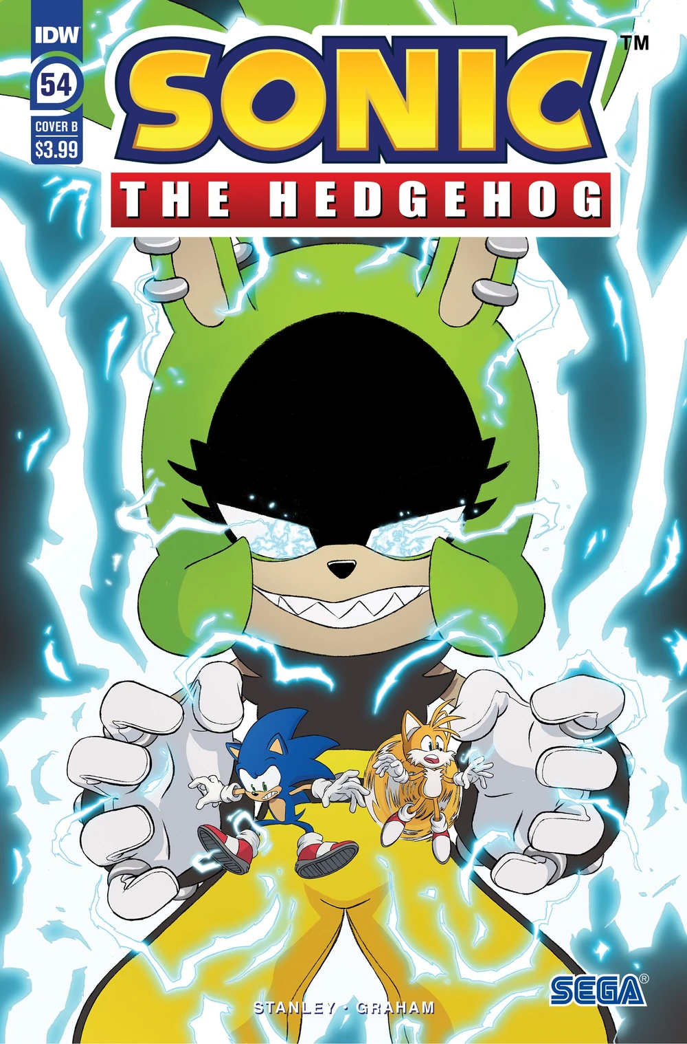 Sonic The Hedgehog #54 Cover B