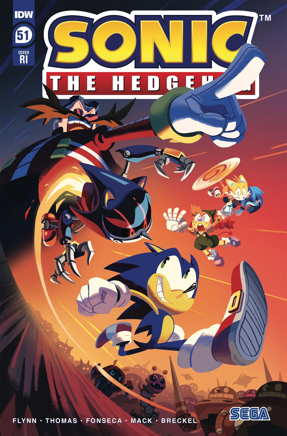 Sonic The Hedgehog #51 RI
