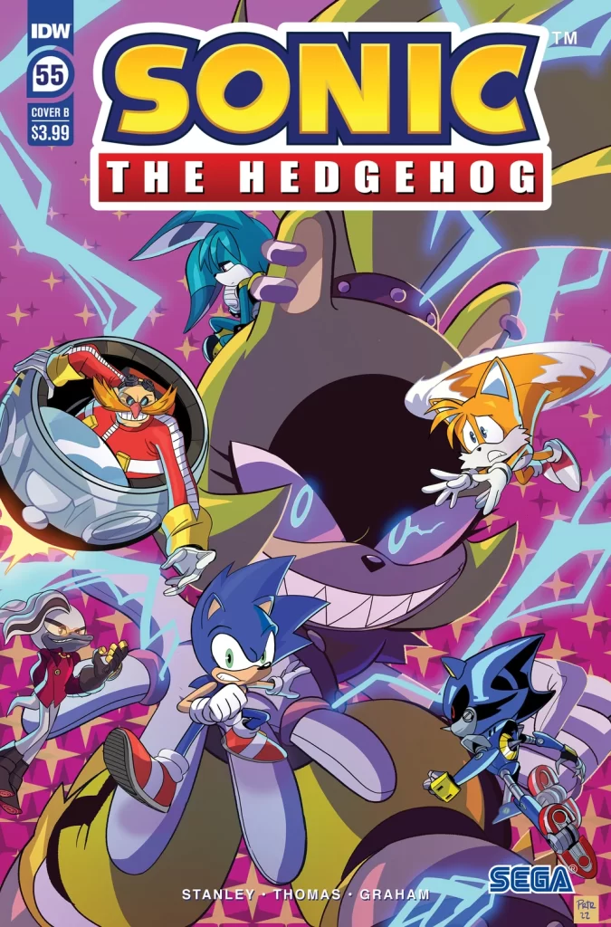 Sonic The Hedgehog #55 Cover B