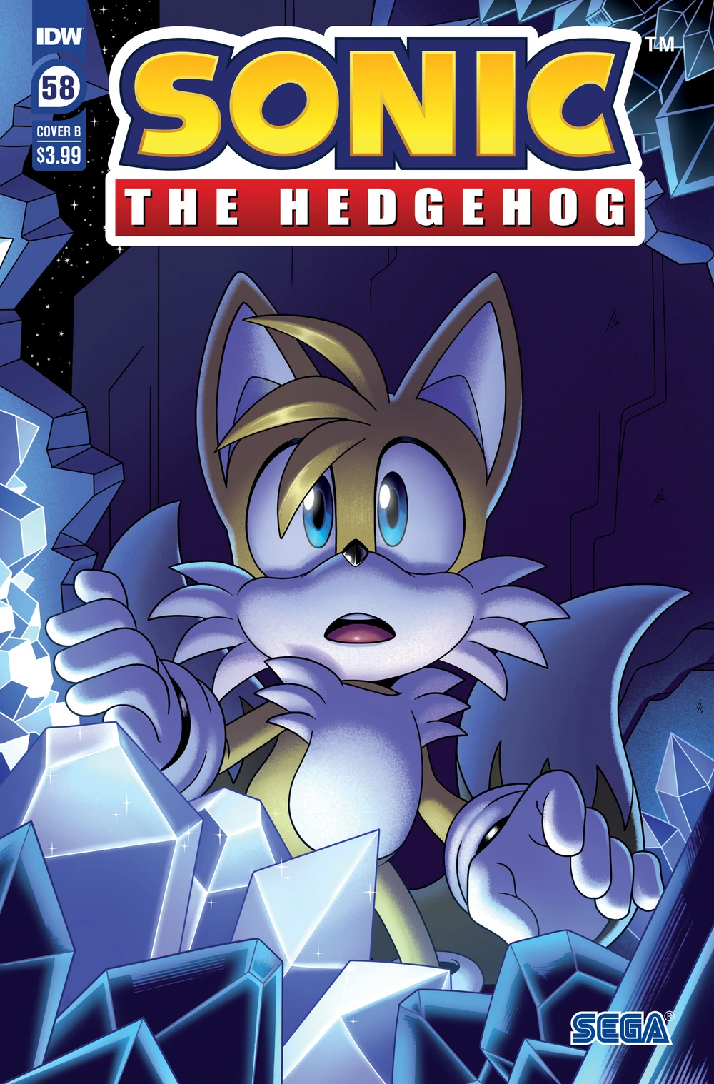 Sonic The Hedgehog #58 Cover B