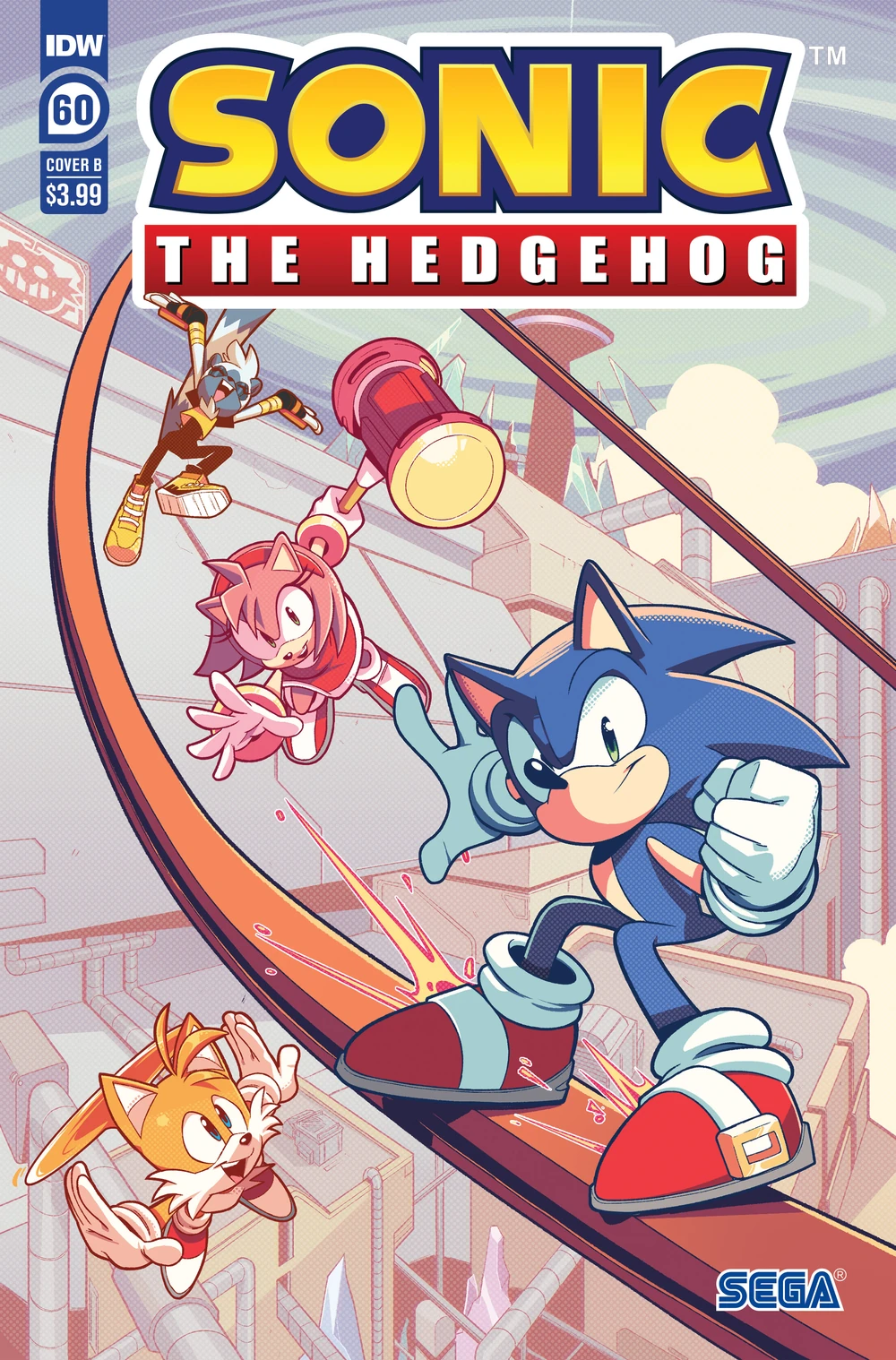 Sonic The Hedgehog #60 Cover B