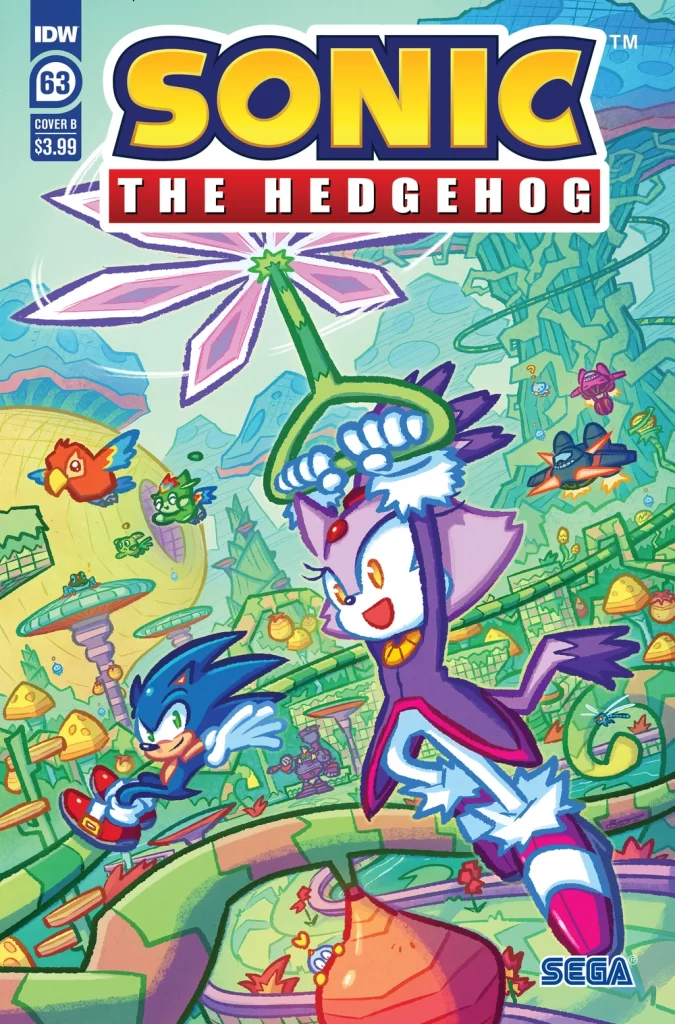 Sonic The Hedgehog #63 Cover B