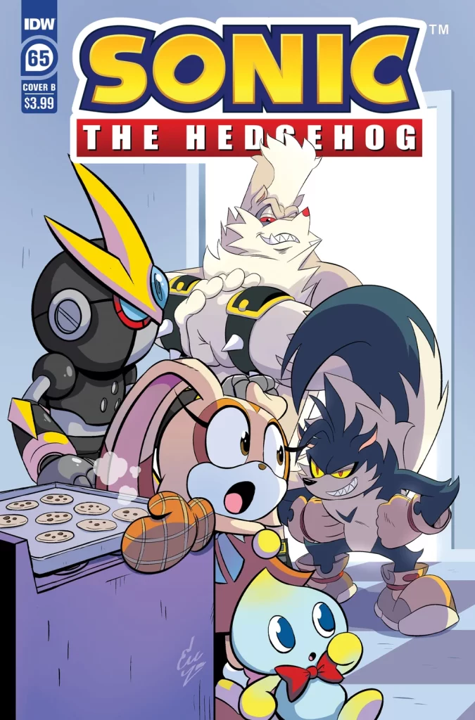 Sonic The Hedgehog #65 Cover B