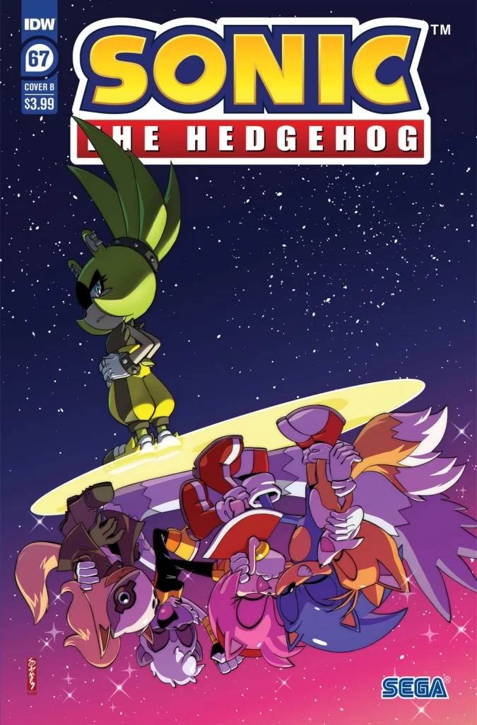 Sonic The Hedgehog #67 Cover B
