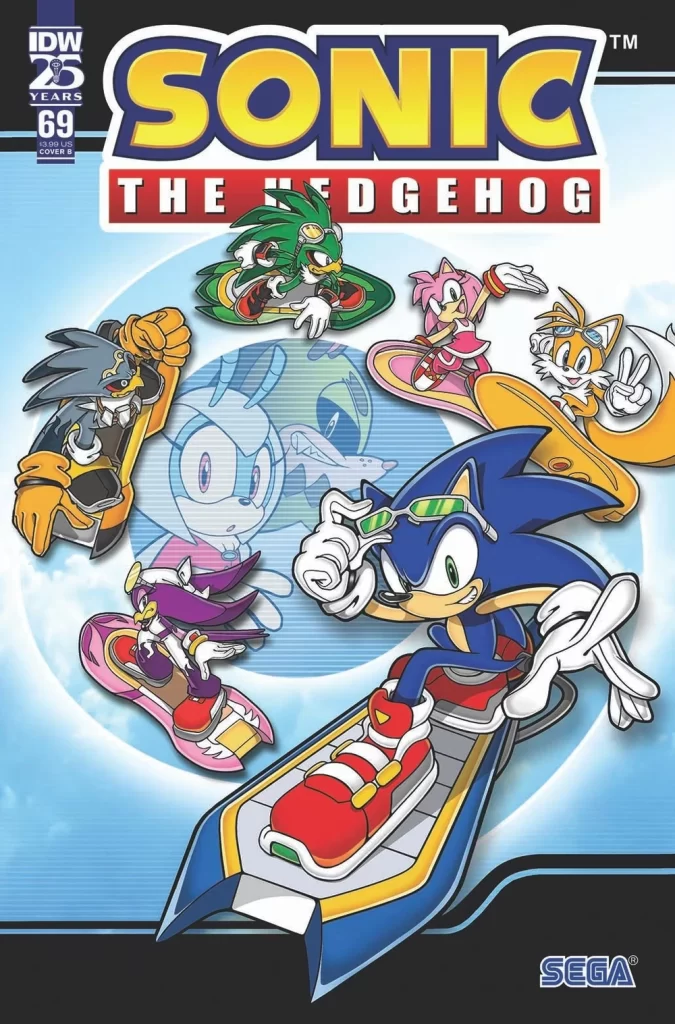 Sonic The Hedgehog #69 Cover B