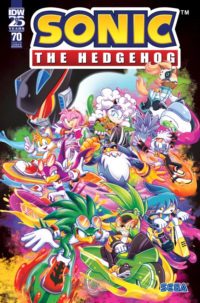 Sonic The Hedgehog #70 Cover B