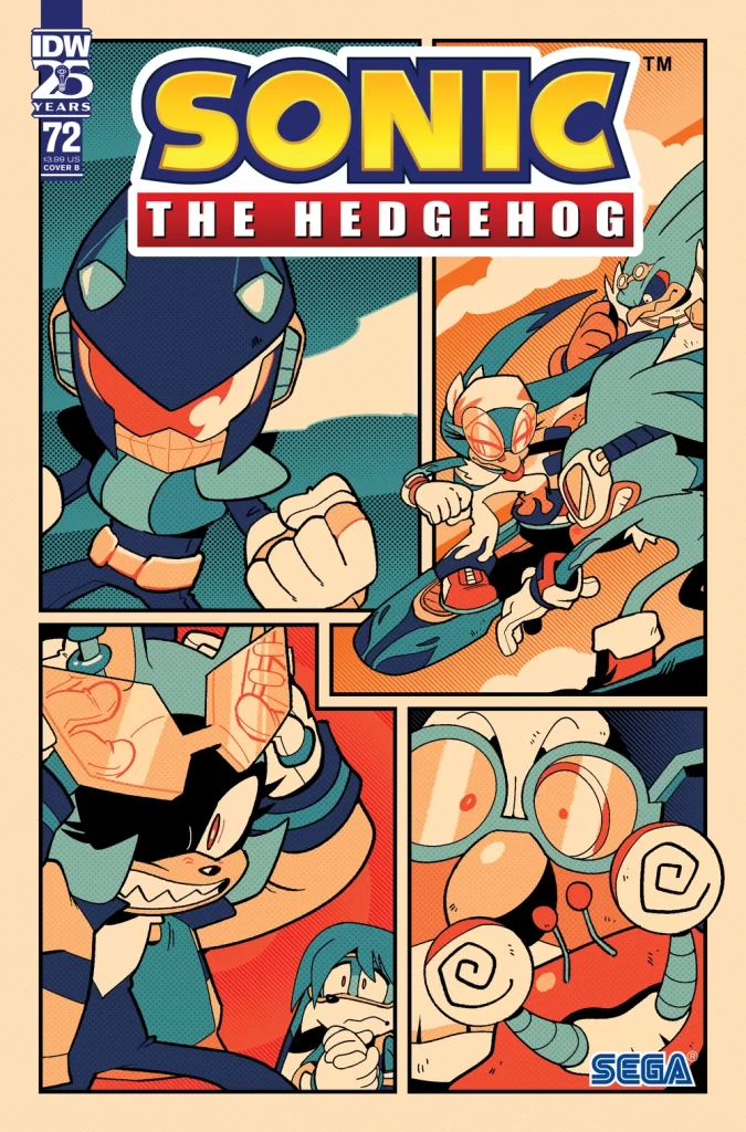 Sonic The Hedgehog #72 Cover B