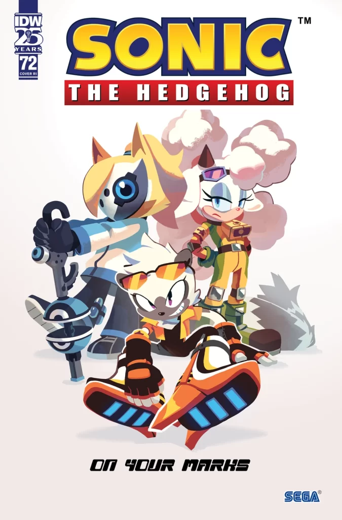 Sonic The Hedgehog #72 Cover RI