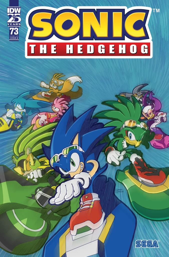 Sonic The Hedgehog #73 Cover B