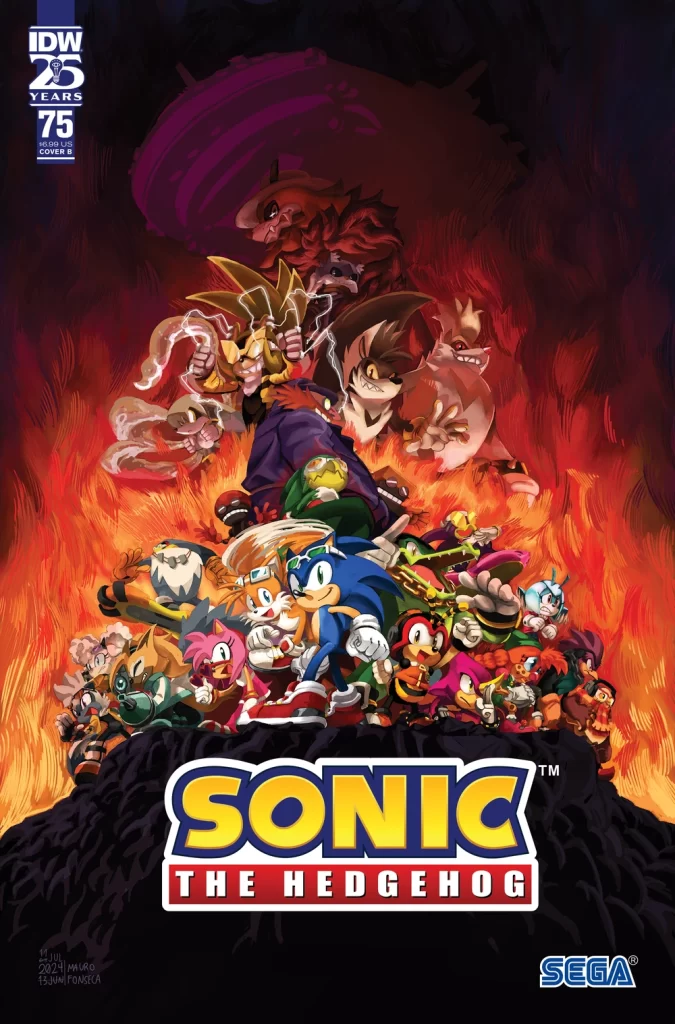 Sonic The Hedgehog #75 Cover B