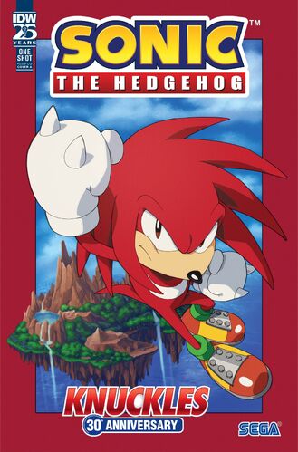 StH: Knuckles’ 30th Anniversary Special Cover 							A													