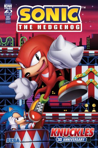 StH: Knuckles’ 30th Anniversary Special Cover 							B													