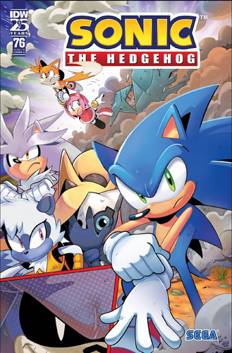 Sonic The Hedgehog #76 Cover 							A													