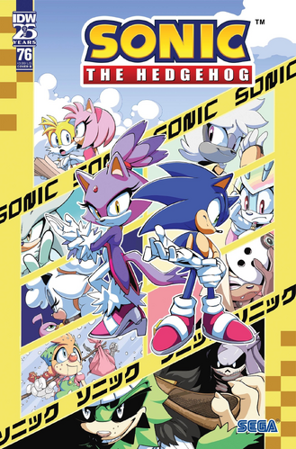 Sonic The Hedgehog #76 Cover 							B													