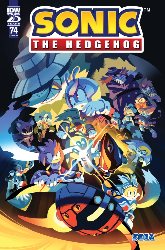 Sonic The Hedgehog #74 Cover RI