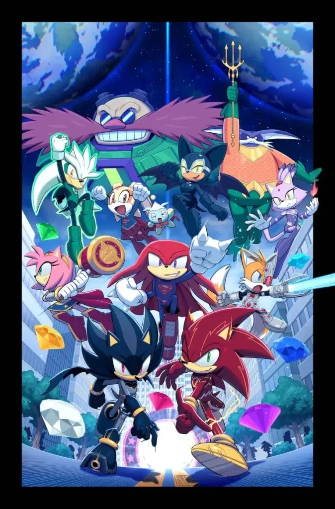 DC X Sonic the Hedgehog: Metal Legion #1 Cover D