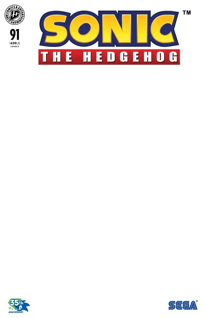 Sonic The Hedgehog #91 Cover D