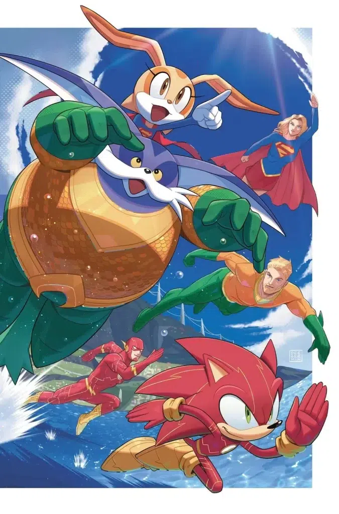 DC X Sonic the Hedgehog: Metal Legion #5 Cover Cover C