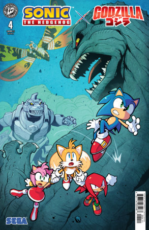 Sonic the Hedgehog x Godzilla #4 Cover Cover A