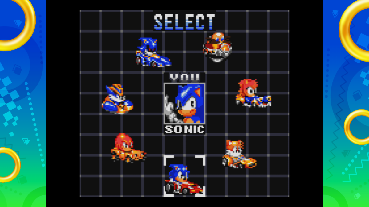 SonicDrift2 Character Select